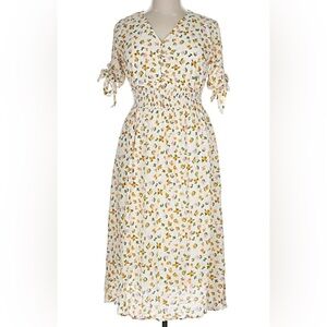 Reborn J Floral Boho Women Maxi Dress Sz Small